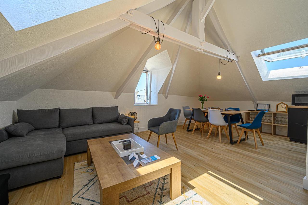 Le Beg Er Lann - Appartement Contemporain Centre Ville サルゾー エクステリア 写真