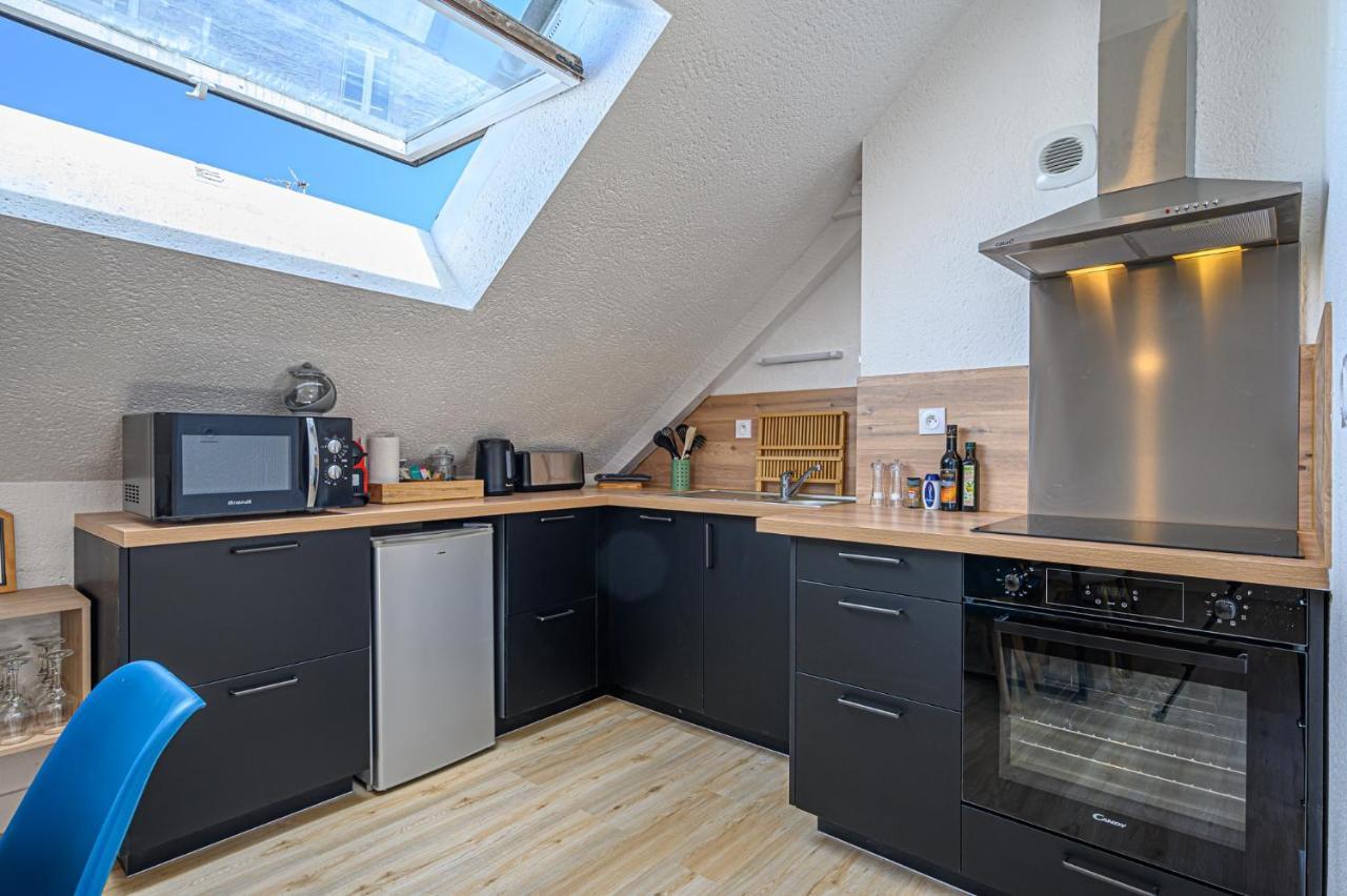 Le Beg Er Lann - Appartement Contemporain Centre Ville サルゾー エクステリア 写真