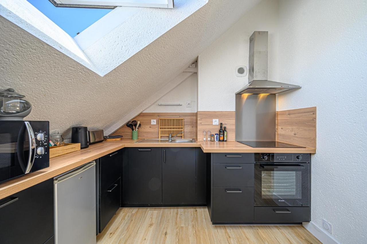 Le Beg Er Lann - Appartement Contemporain Centre Ville サルゾー エクステリア 写真